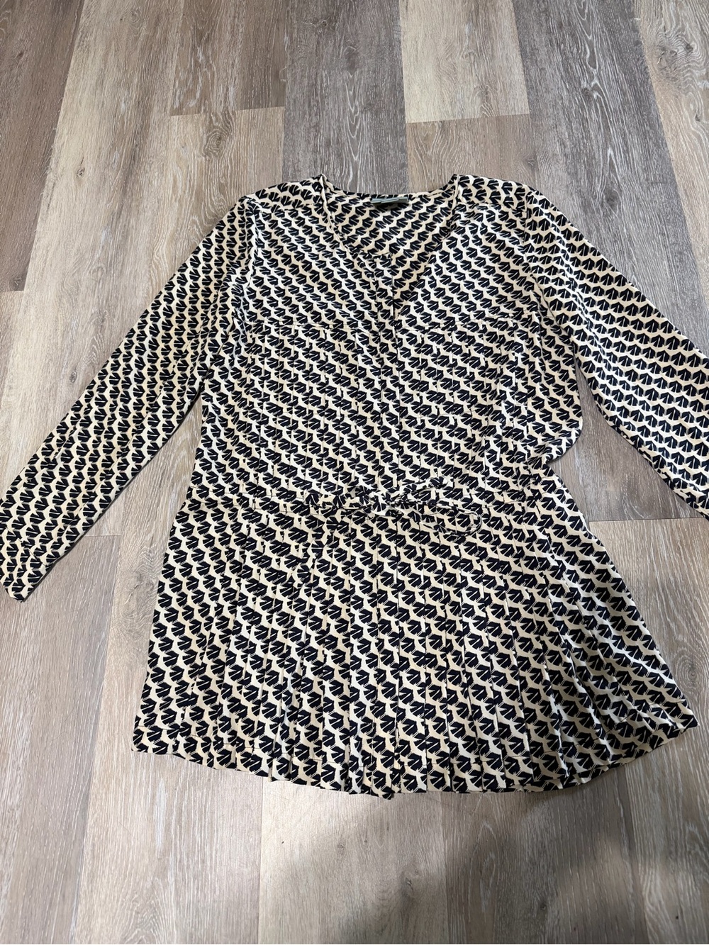 Maeve by Anthropologie Women's Long-Sleeve Drop Waist Tunic